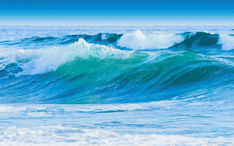 Big waves and surf