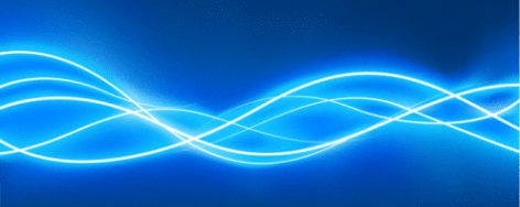 sine waves of light